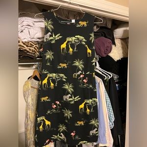 Old navy Dress with safari animals